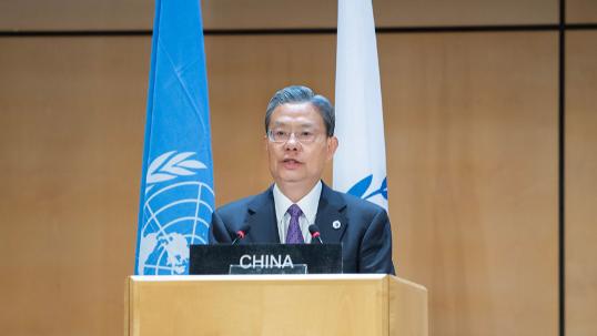 China's top legislator urges greater parliamentary cooperation to uphold multilateralism